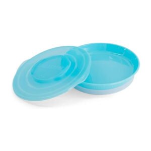 صحن أكل Plate (تُوِيسْت شِيكْ) BLUE +6M