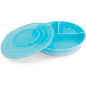 صحن أكل مقسم Divided (تُوِيسْت شِيكْ) BLUE +6M