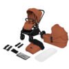 طاقم عربة ونوامة MIKA PLUS 2IN1 من ليونيلو BROWN RUST #حديث