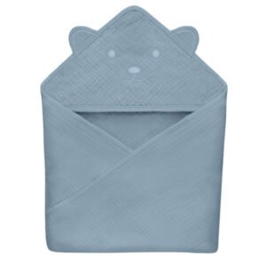 منشف حمام MUSLIN HOODED TOWEL من ليونيلو GREY SKY #حديث