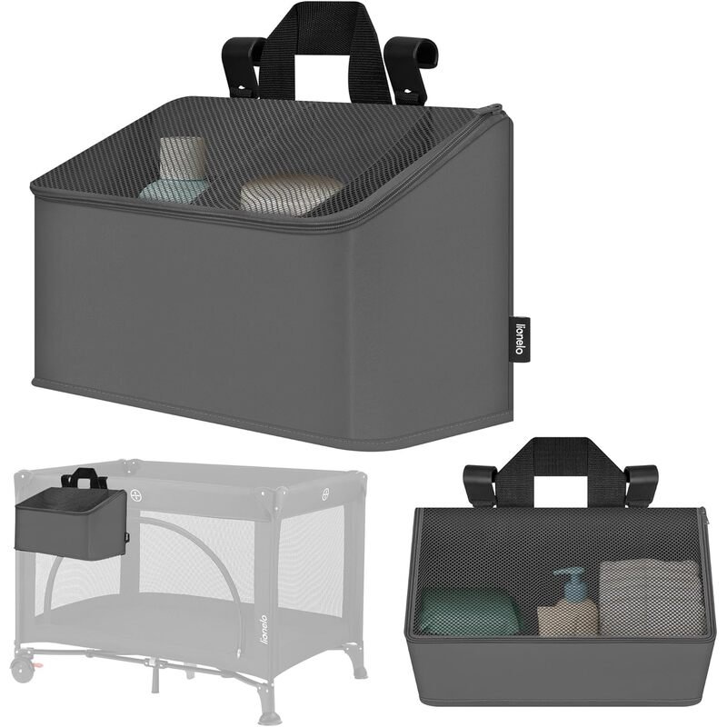 منظم سرير متوسط SIDEPOCKET MEDIUM من ليونيلو GREY