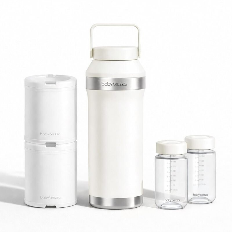 ترمس حفظ حليب الأم 24 ساعة 600 مل (بارد + دافئ) من Baby Brezza