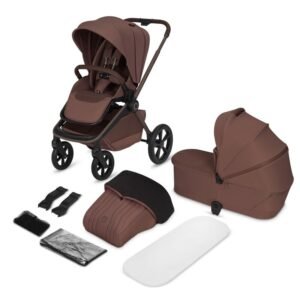 طاقم عربة ونوامة FREYA 2IN1 من ليونيلو BROWN CHOCOLATE