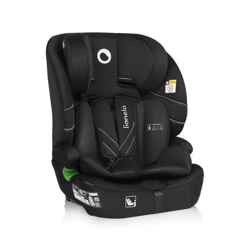 كرسي سيارة LEVI FIX I-SIZE من ليونيلو BLACK CARBON